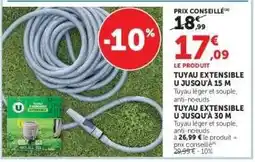 Super U Tuyau Extensible U Jusqu'à 15 m offre