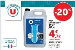 Super U ADBLUE U 5L offre