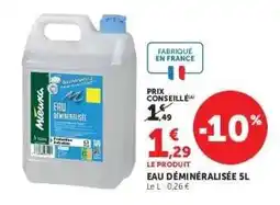 Super U Eau déminéralisée 5L offre