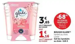 Super U BOUGIE GLADE offre