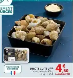 Super U Bulots cuits U offre