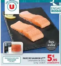 Super U PAVÉ DE SAUMON offre