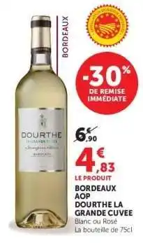 Super U Bordeaux AOP Dourthe La Grande Cuvee offre