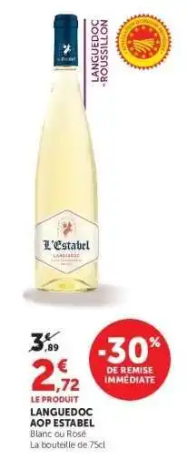 Super U LANGUEDOC AOP ESTABEL offre