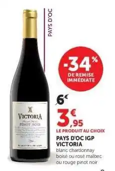 Super U Pays d'Oc IGP Victoria offre