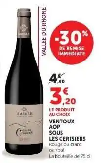 Super U Ventoux AOP Sous les Cerisiers offre