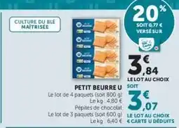 Super U Petit Beurre U offre