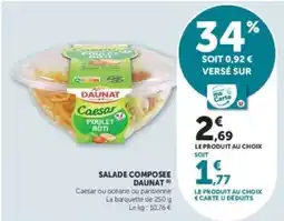 Super U Salade Composée Daunat offre