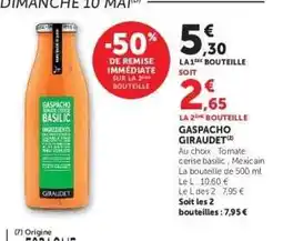 Super U GASPACHO GIRAUDET offre