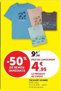 Super U Tee-Shirt Homme offre
