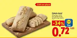 Lidl Ciabatta classic offre