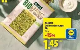 Lidl ALESTO Graines de courge Bio offre