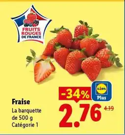 Lidl FRAISE offre