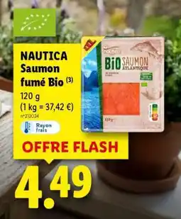 Lidl NAUTICA Saumon fumé Bio offre