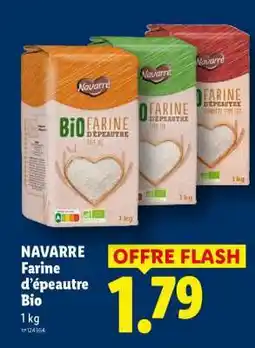 Lidl NAVARRE Farine d'épeautre Bio offre