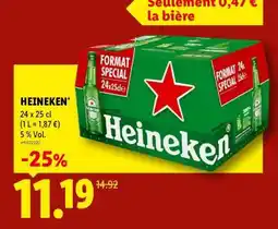 Lidl HEINEKEN offre