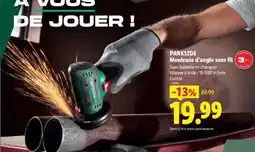 Lidl PARKSIDE Meuleuse d'angle sans fil offre