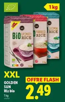 Lidl GOLDEN SUN Riz bio offre