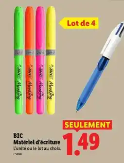 Lidl BIC Matériel d'écriture offre