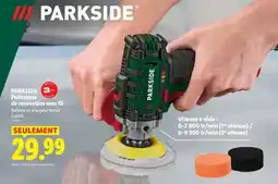 Lidl PARKSIDE Polisseuse de rénovation sans fil offre