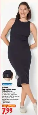 Lidl ESMARA Robe soutien-gorge intégré femme offre