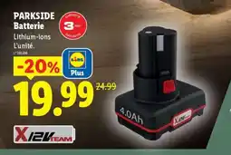 Lidl PARKSIDE Batterie offre