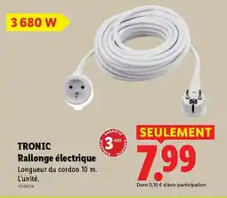 Lidl TRONIC Rallonge électrique offre
