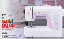 Lidl SINGER Machine à coudre offre