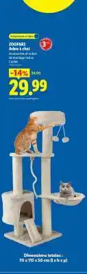 Lidl ZOOFARI Arbre à Chat offre