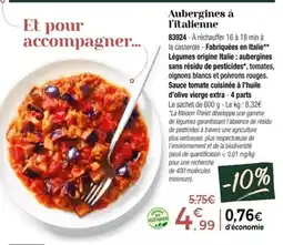 Thiriet Aubergines à l'italienne offre