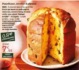 Thiriet Panettone, recette italienne offre