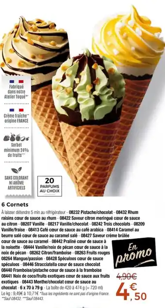 Thiriet 6 Cornets offre
