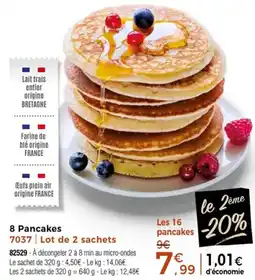 Thiriet 8 Pancakes offre