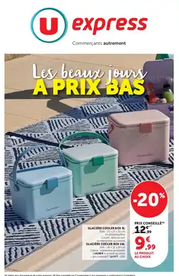 U Express GLACIÈRE COOLER BOX offre