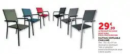U Express FAUTEUIL EMPILABLE CHALLANS offre