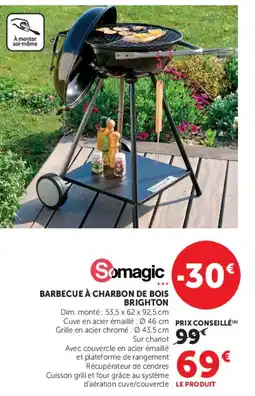 U Express BARBECUE À CHARBON DE BOIS BRIGHTON offre