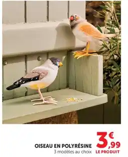 U Express OISEAU EN POLYRÉSINE offre