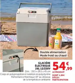 U Express GLACIÈRE ÉLECTRIQUE offre