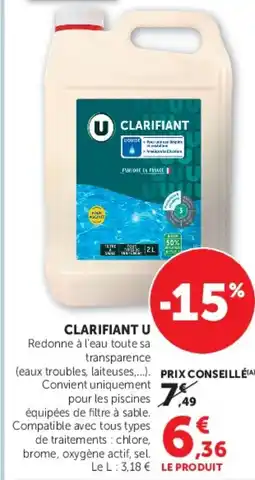 U Express CLARIFIANT U offre