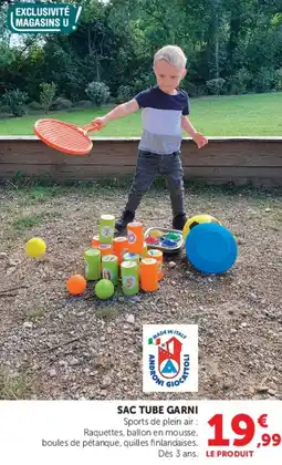 U Express SAC TUBE GARNI offre
