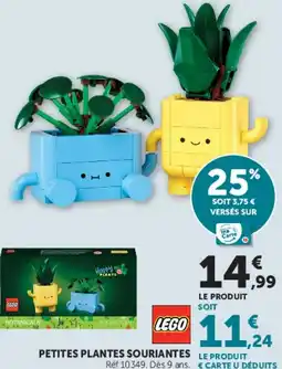 U Express PETITES PLANTES SOURIANTES LEGO offre