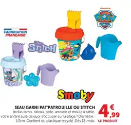 U Express SEAU GARNI PAT'PATROUILLE OU STITCH offre