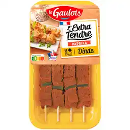 Carrefour Market Le gaulois brochettes de dinde offre
