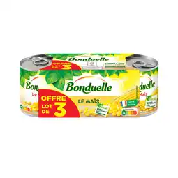 Carrefour Market Bonduelle le maïs offre lot de 3 offre