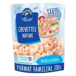 Carrefour L'assiette bleue crevettes nature offre