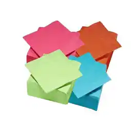 Carrefour Carrefour home lot de 50 serviettes couleur offre