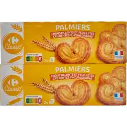 Carrefour Carrefour classic' palmiers croustillants et feuilletés offre