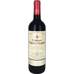 Carrefour Chateau mayne guyon a.o.p. blaye côtes de bordeaux bio offre