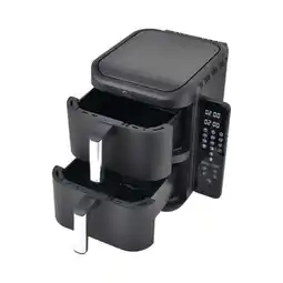 Carrefour Ohmex air fryer superposé offre