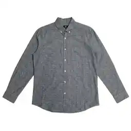 Carrefour Tex chemise en lin rayure homme offre